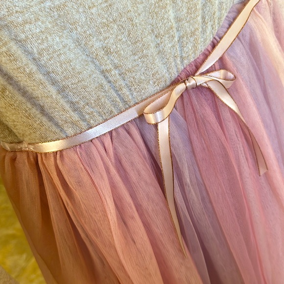 Lilt Foxy Sweater Tulle Kids Dress size 6x in Good Used Condition - Picture 5 of 7